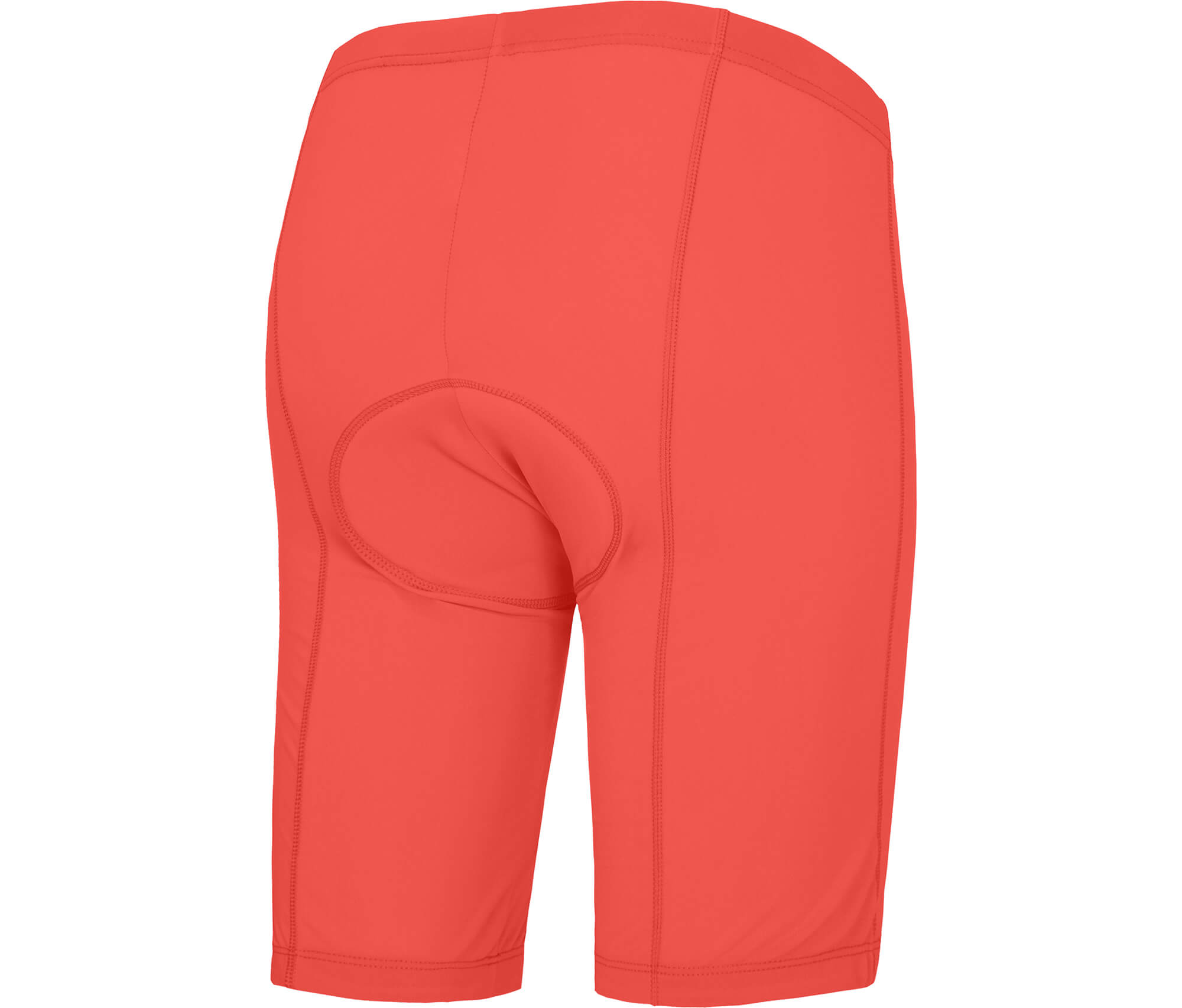 Bergson Kama Mit Sitzpolster Elastische Damen Radshorts Coral Rot