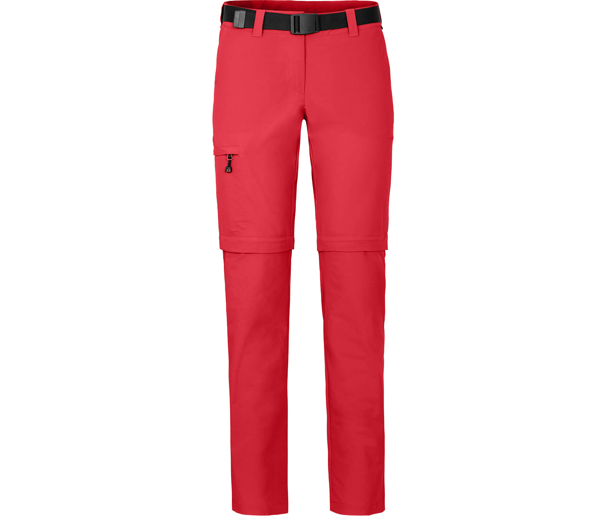 Bergson Bennett Slim Damen Zipp Off Hose Hibiskus Rot Sehr Gute Outdoorbekleidung Skibekleidung In Allen Gro