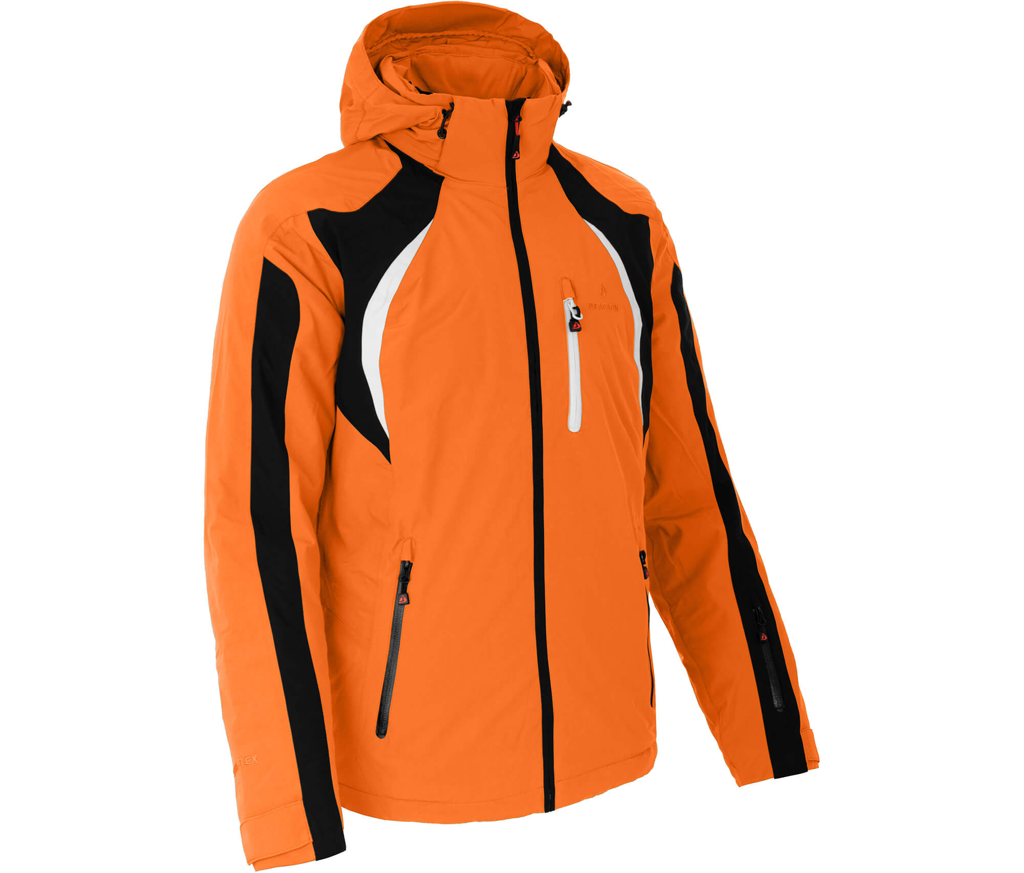 20000 Herren --> Bergson LOKKA - wattiert, Wassersäule Skijacke, Outdoorbekleidung | mm gute Sehr & orange
