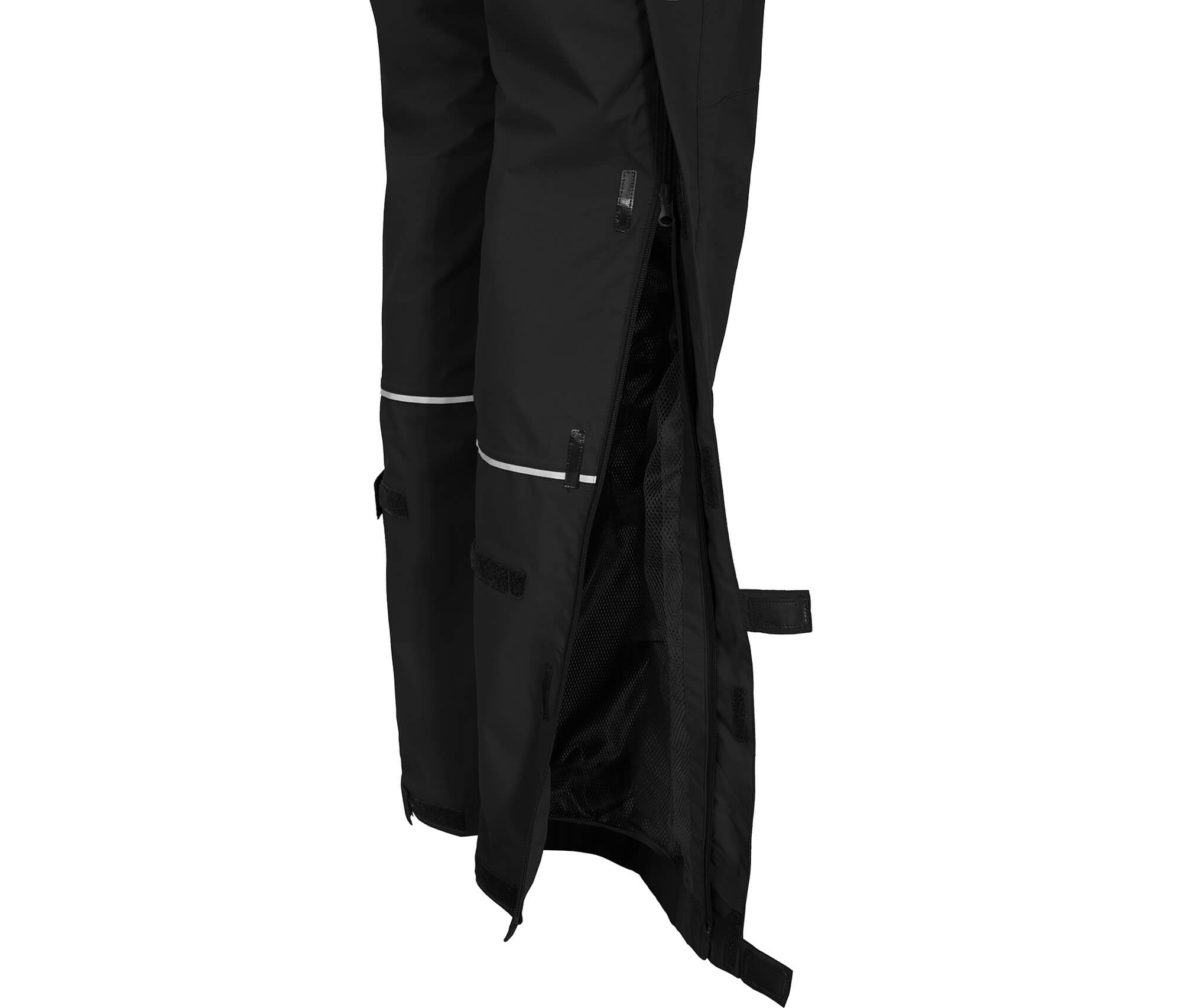 Sehr 12000 mm Damen Bergson | LYNDE Wassersäule Regenhose, Netzfutter, & schwarz - COMFORT gute --> Outdoorbekleidung